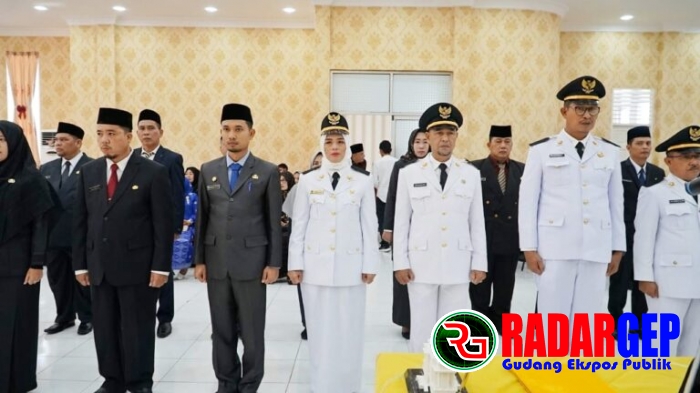 Wakil Bupati Rokan Hilir Lantik 21 Pejabat di Lingkungan Kabupaten Rokan Hilir